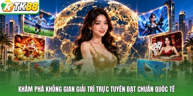 Khám phá không gian giải trí trực tuyến đạt chuẩn quốc tế TK88