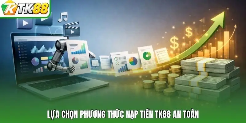 Lựa chọn phương thức nạp tiền tk88 an toàn